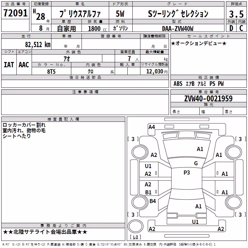 TOYOTA PRIUS ALPHA