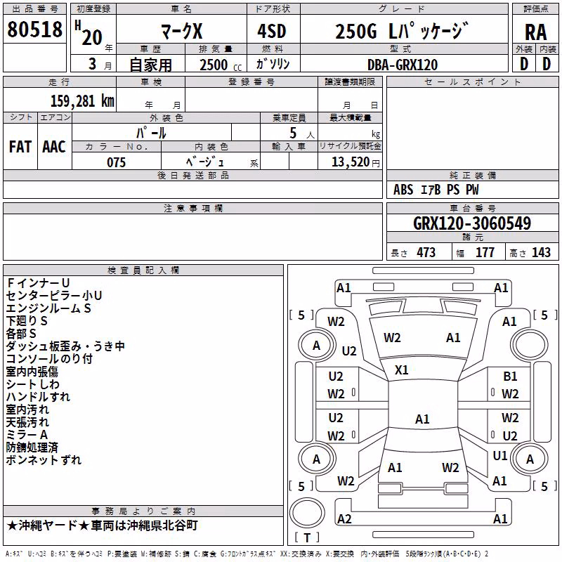 TOYOTA MARK X