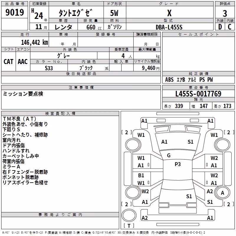 DAIHATSU TANTO EXE