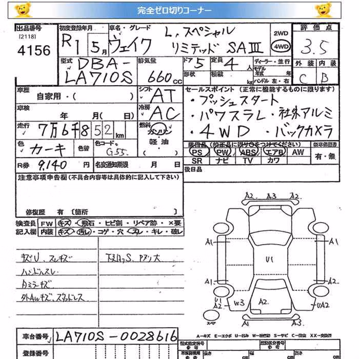 DAIHATSU WAKE