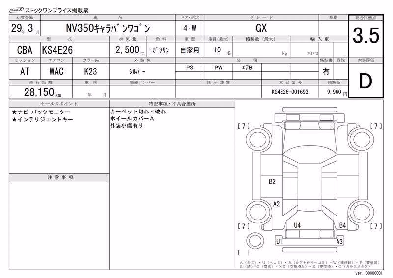 NISSAN NV350 CARAVAN