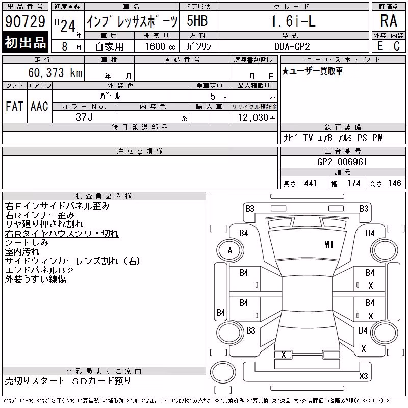 SUBARU IMPREZA