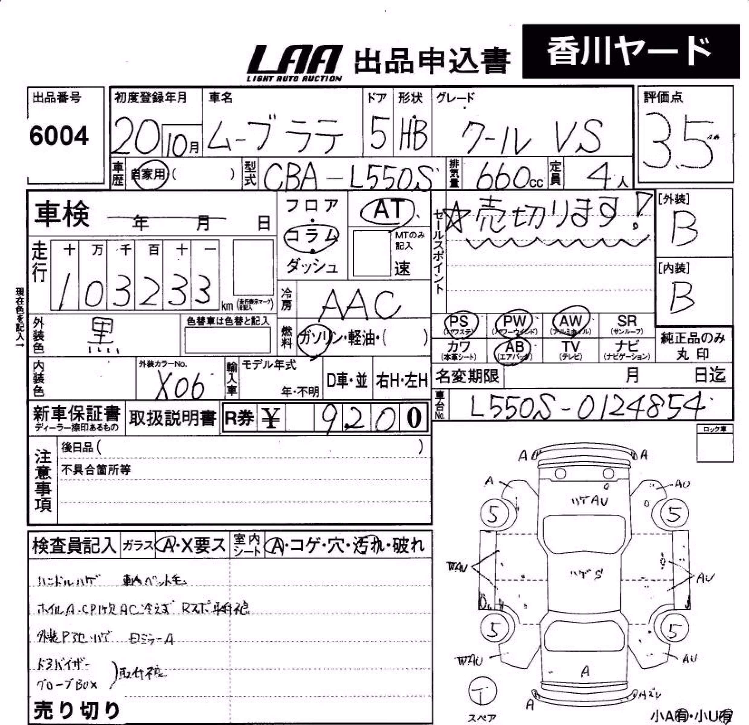 DAIHATSU MOVE LATTE
