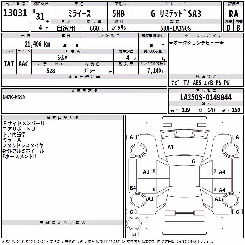 DAIHATSU MIRA E:S
