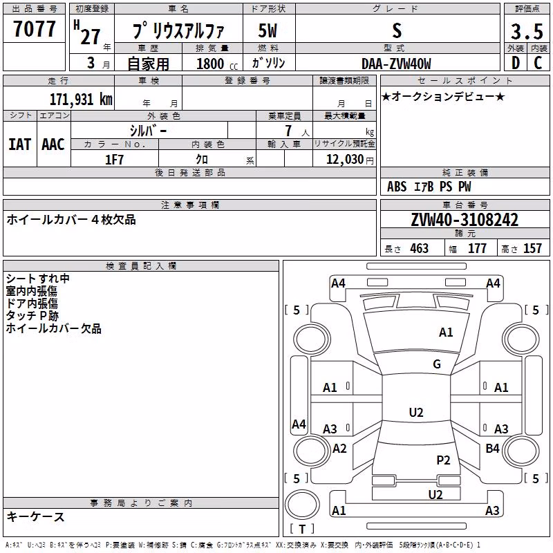 TOYOTA PRIUS ALPHA
