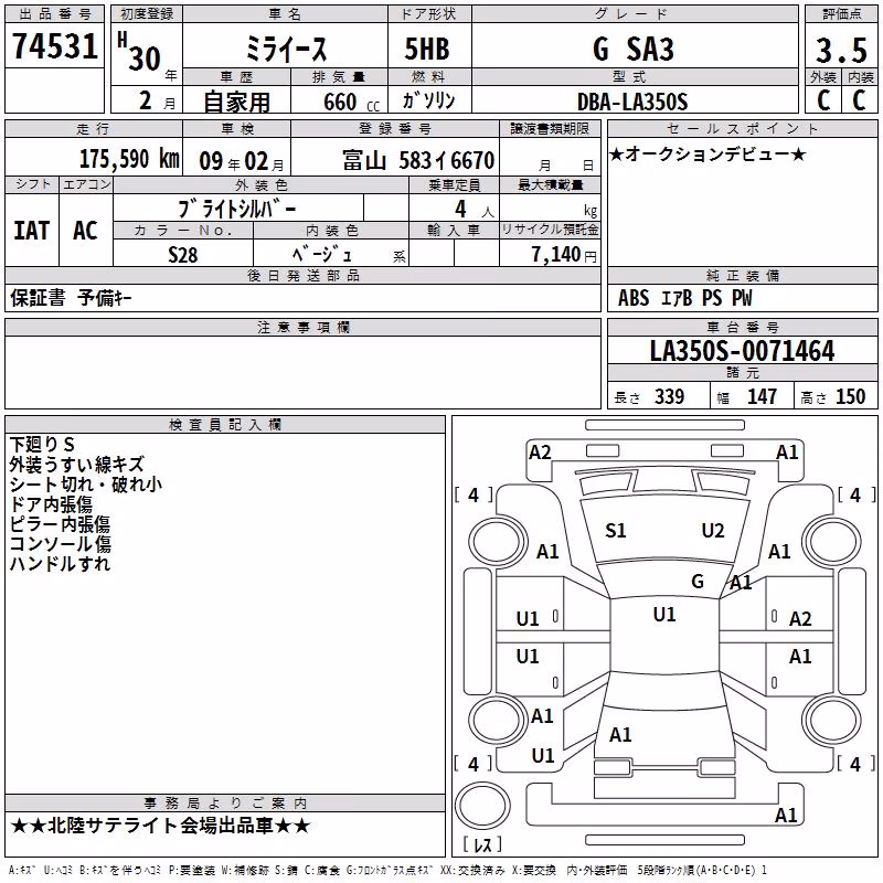 DAIHATSU MIRA E:S