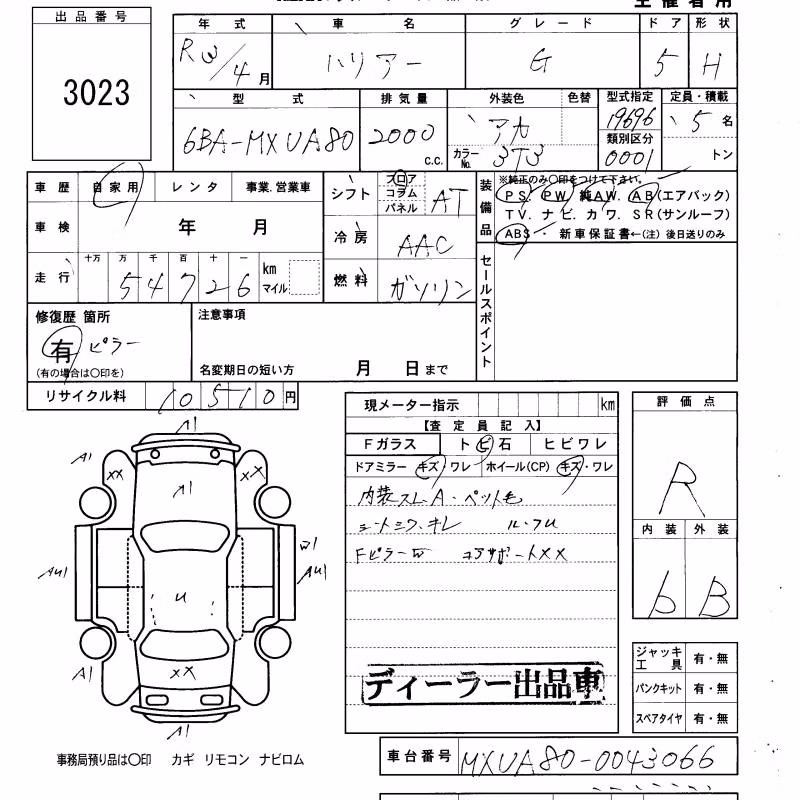 TOYOTA HARRIER