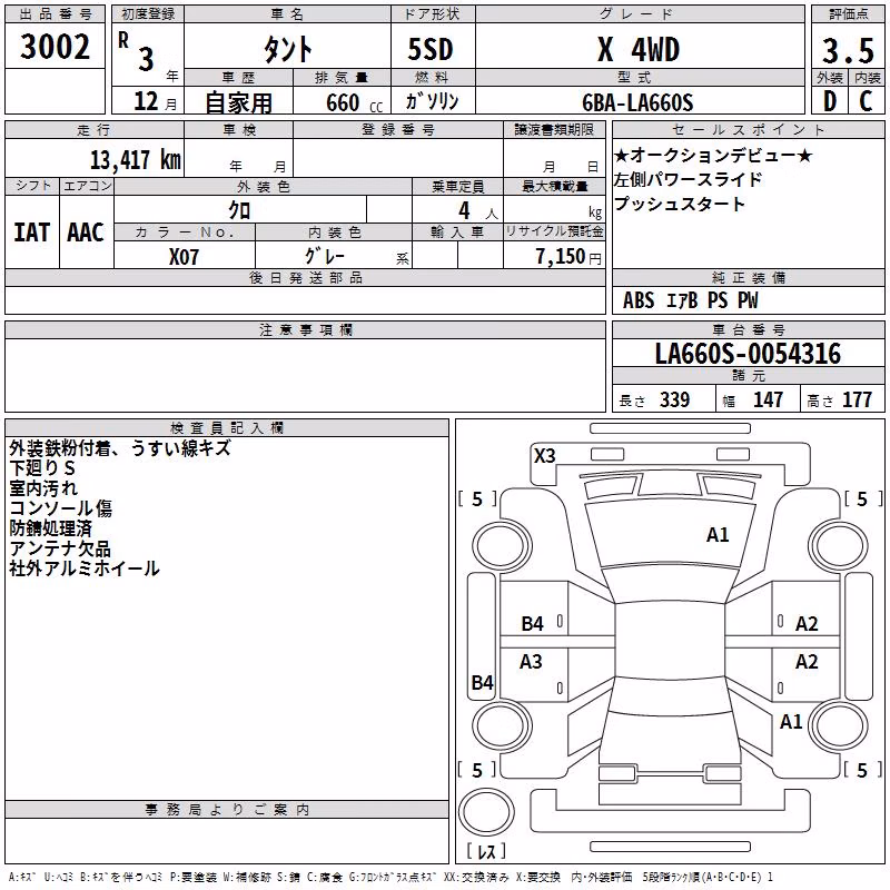 DAIHATSU TANTO