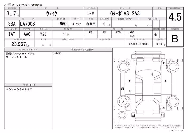 DAIHATSU WAKE