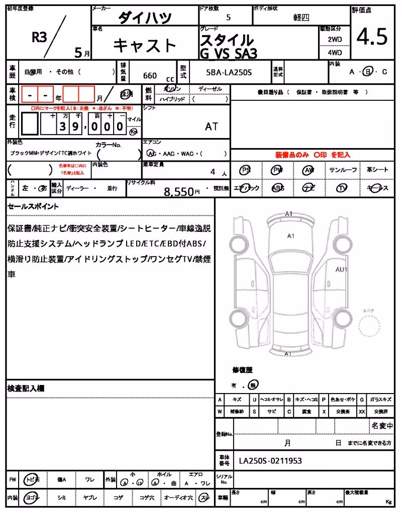 DAIHATSU CAST