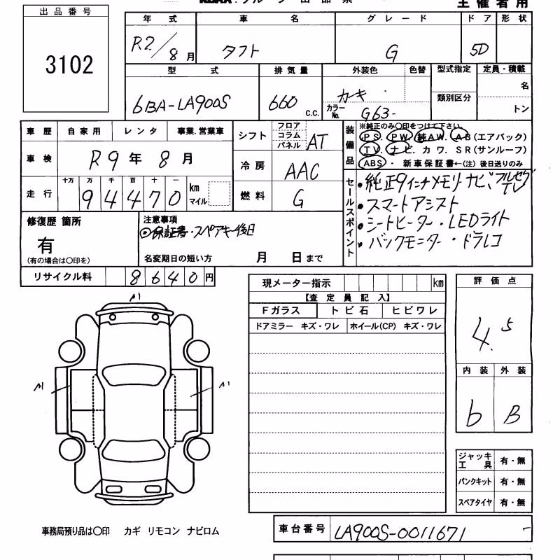 DAIHATSU TAFT