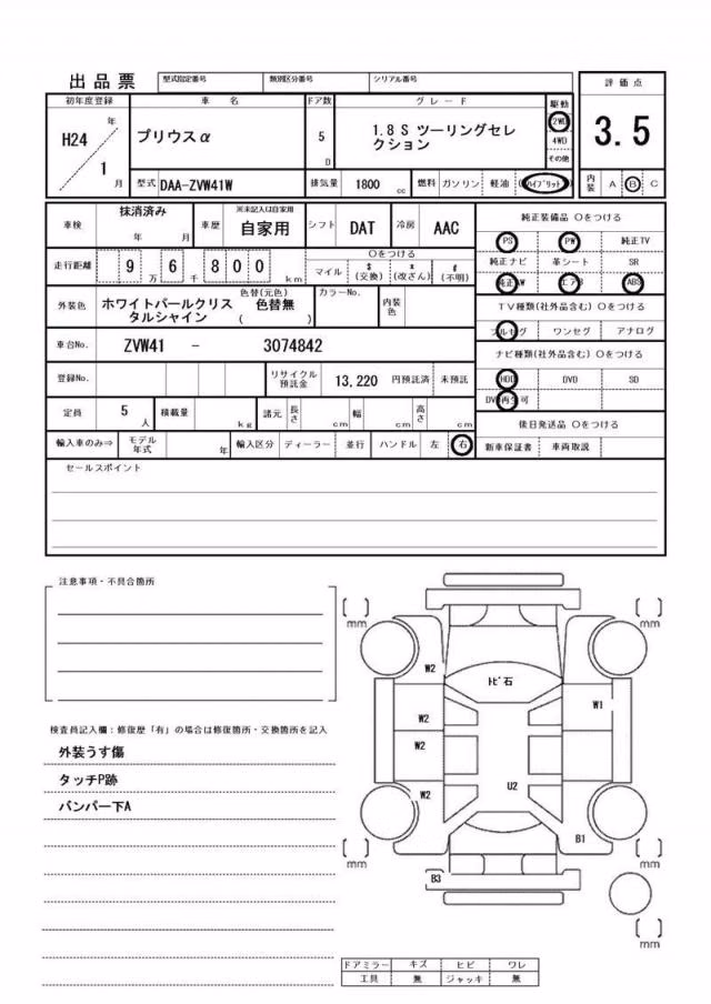 TOYOTA PRIUS ALPHA