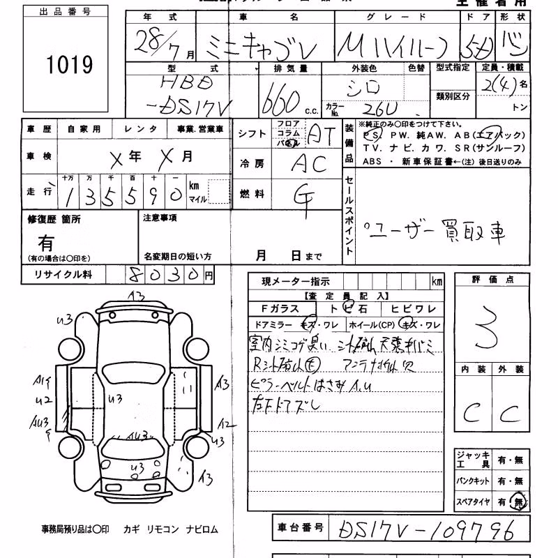 MITSUBISHI MINICAB