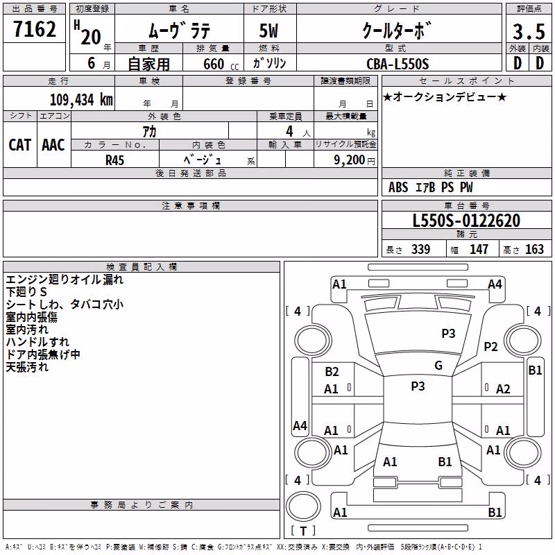 DAIHATSU MOVE LATTE