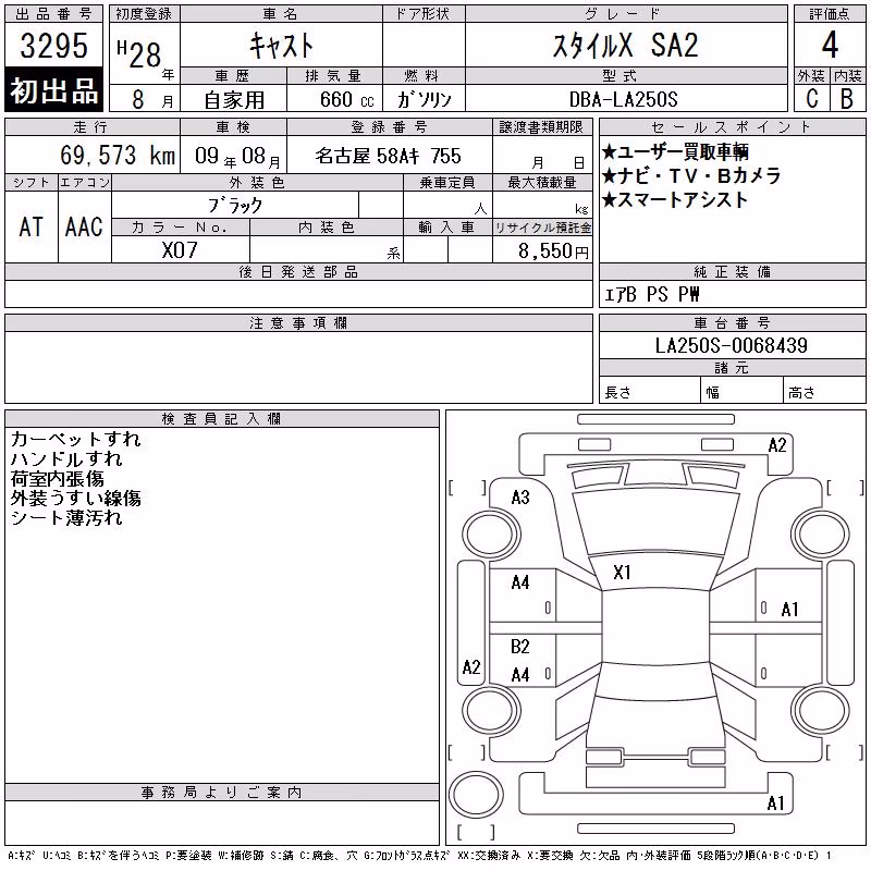 DAIHATSU CAST