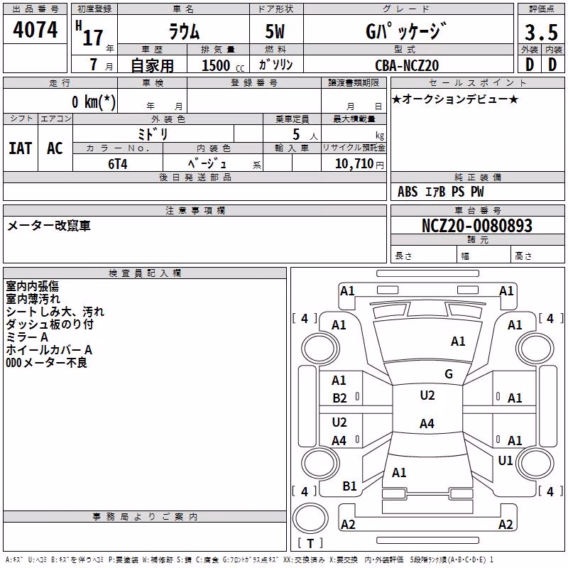 TOYOTA RAUM