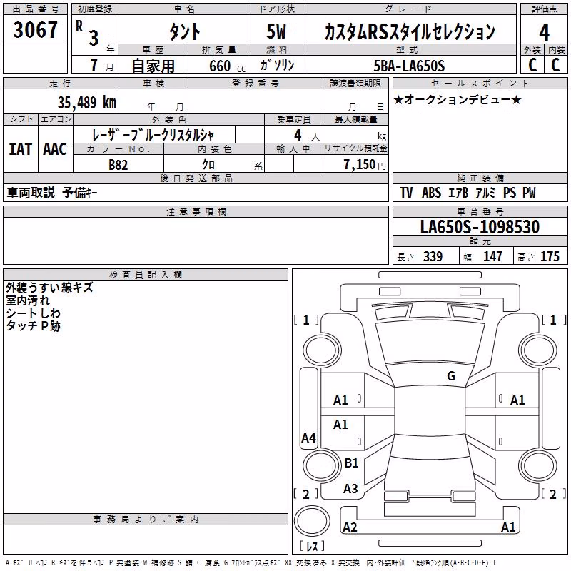 DAIHATSU TANTO