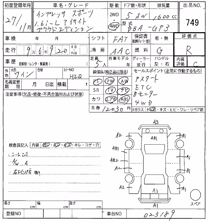 SUBARU IMPREZA