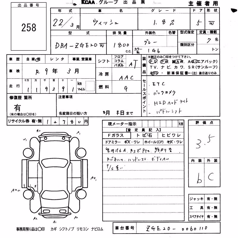 TOYOTA WISH