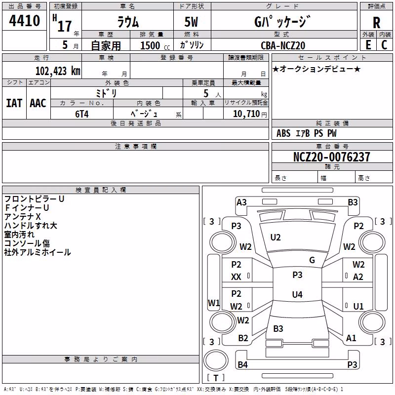 TOYOTA RAUM