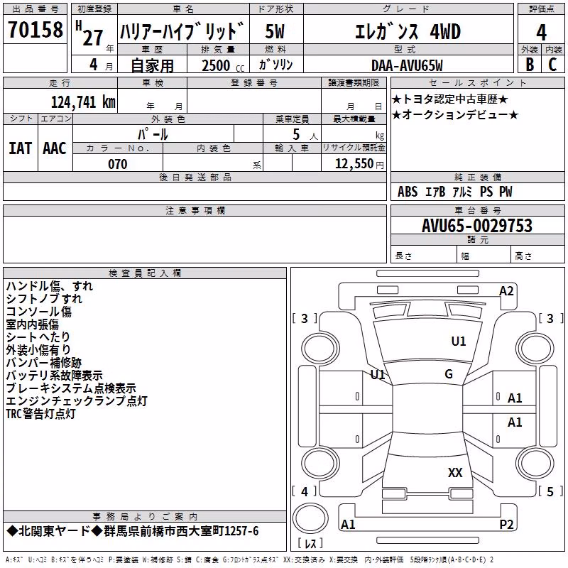 TOYOTA HARRIER