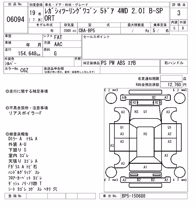 SUBARU LEGACY