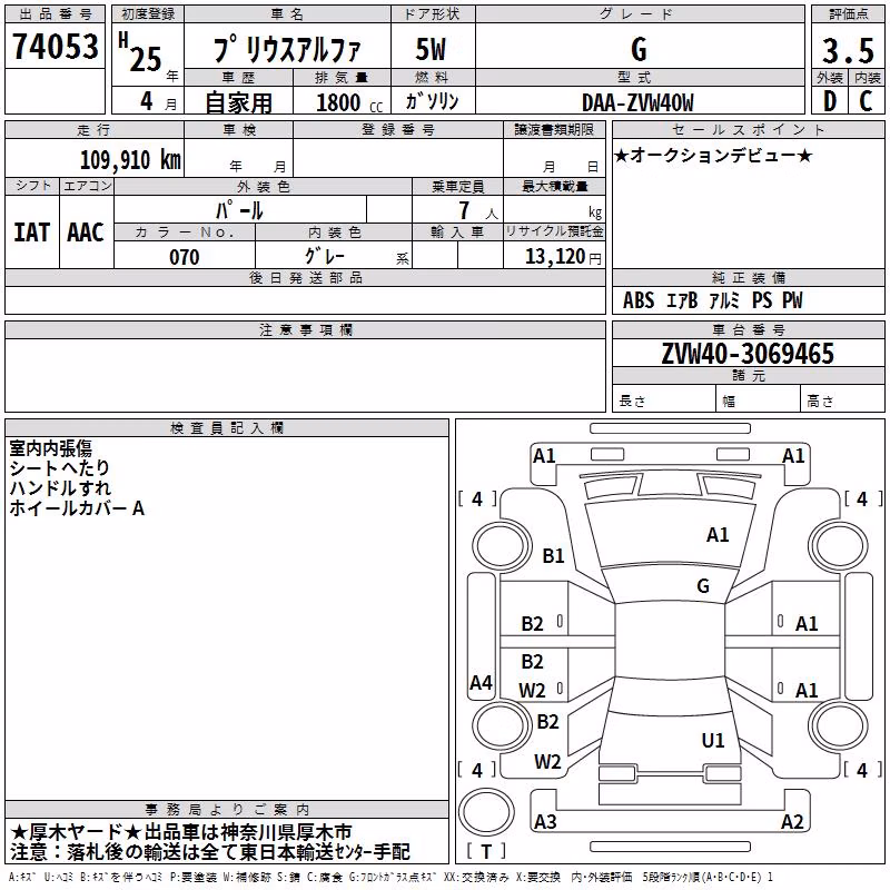 TOYOTA PRIUS ALPHA
