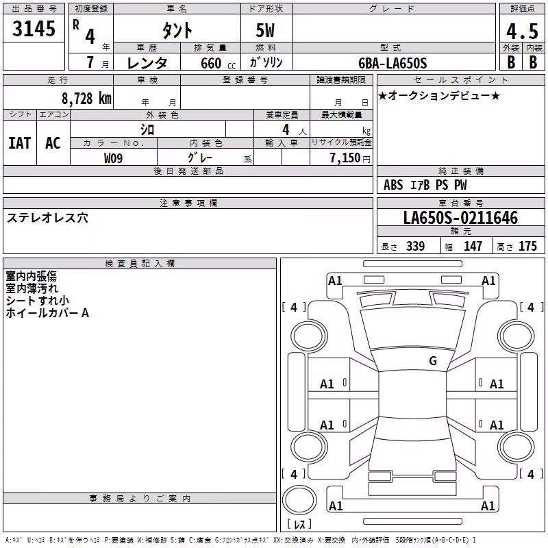 DAIHATSU TANTO