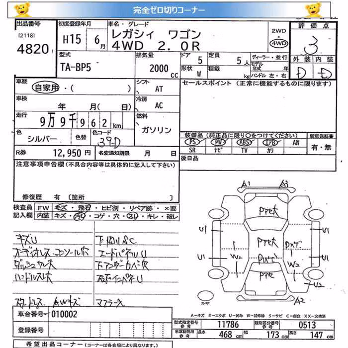 SUBARU LEGACY