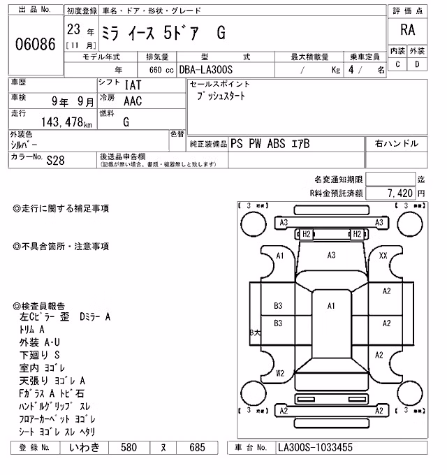 DAIHATSU MIRA E:S