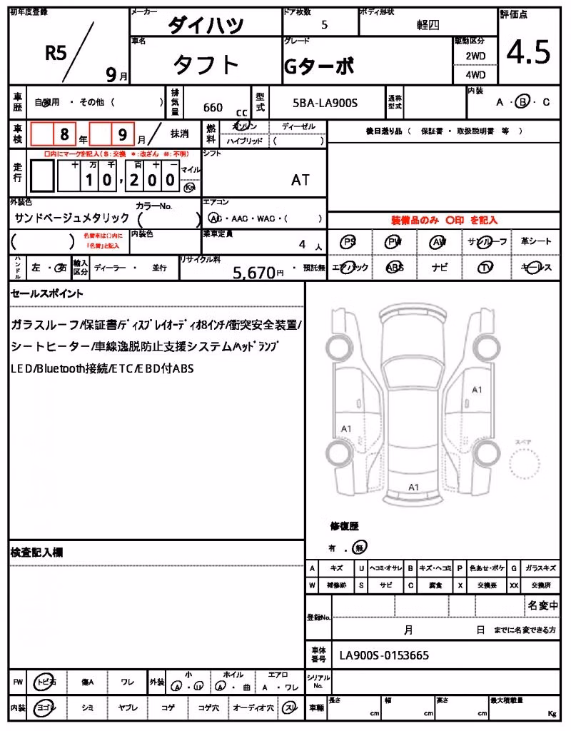 DAIHATSU TAFT