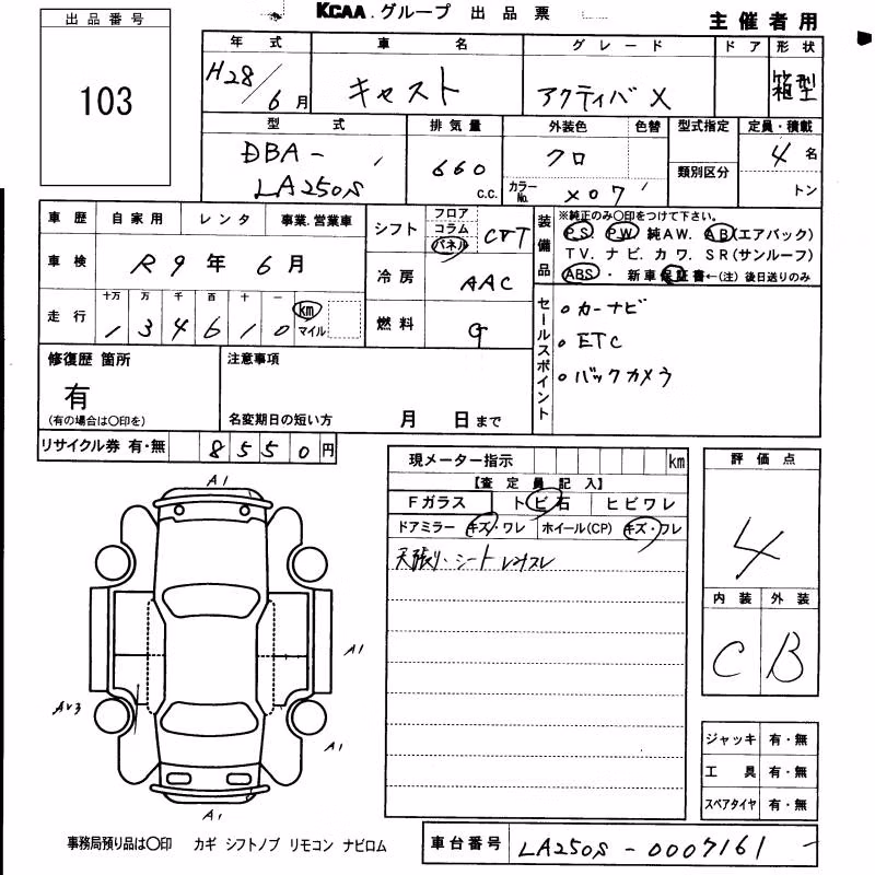 DAIHATSU CAST