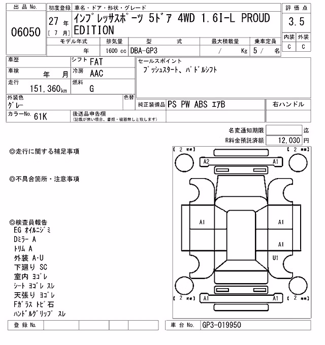 SUBARU IMPREZA