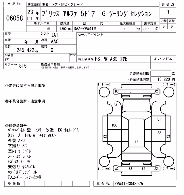 TOYOTA PRIUS ALPHA