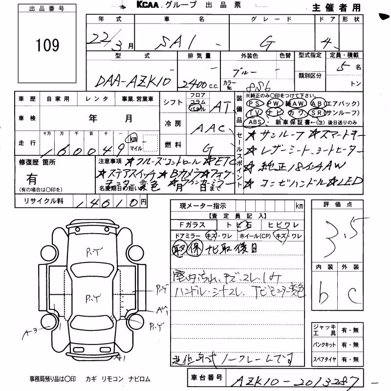 TOYOTA SAI