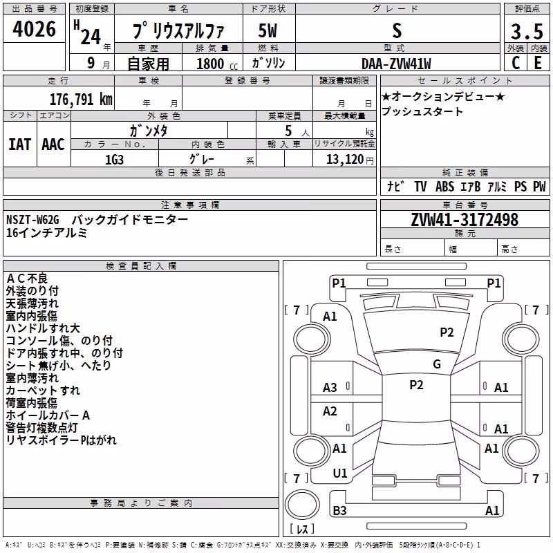 TOYOTA PRIUS ALPHA