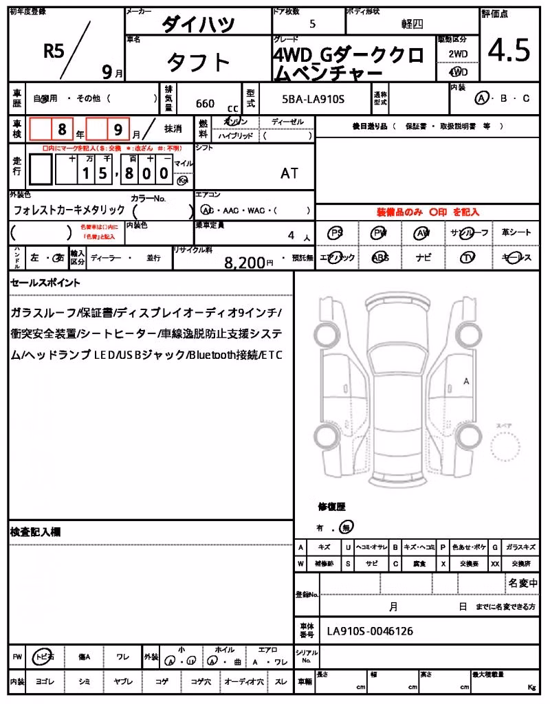DAIHATSU TAFT
