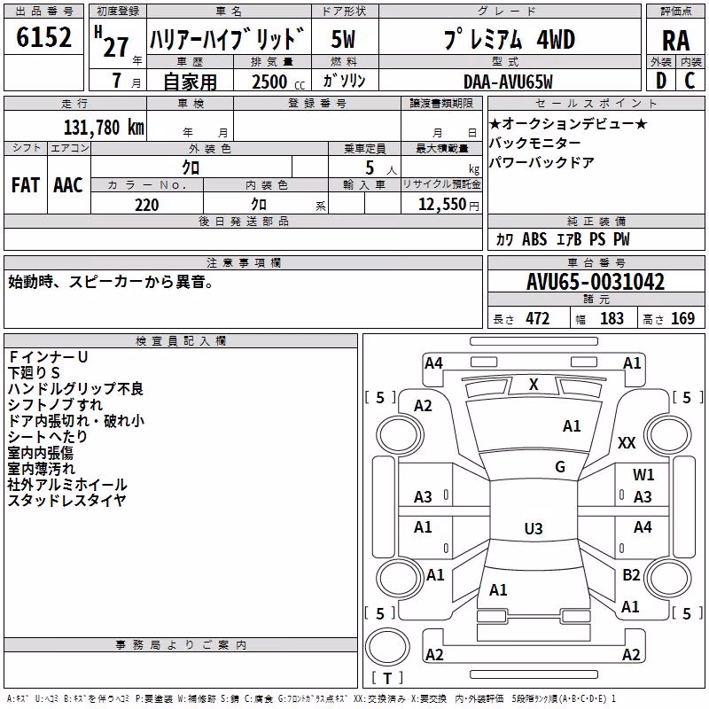 TOYOTA HARRIER