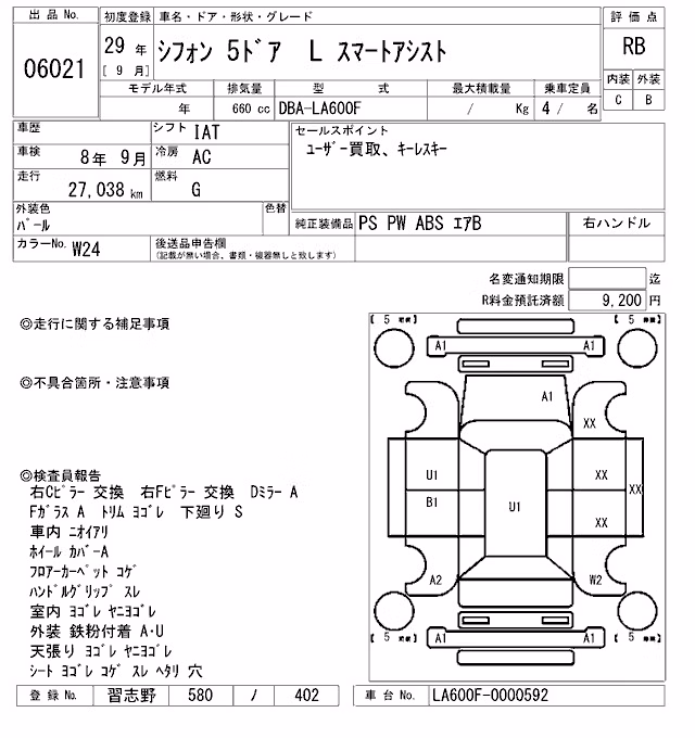 SUBARU CHIFFON