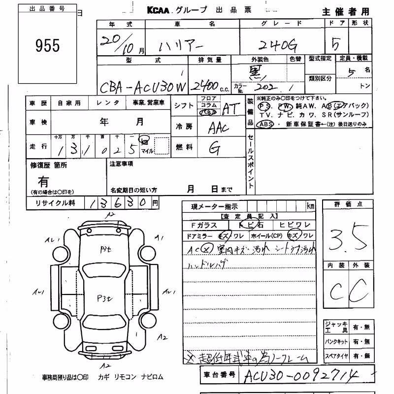 TOYOTA HARRIER