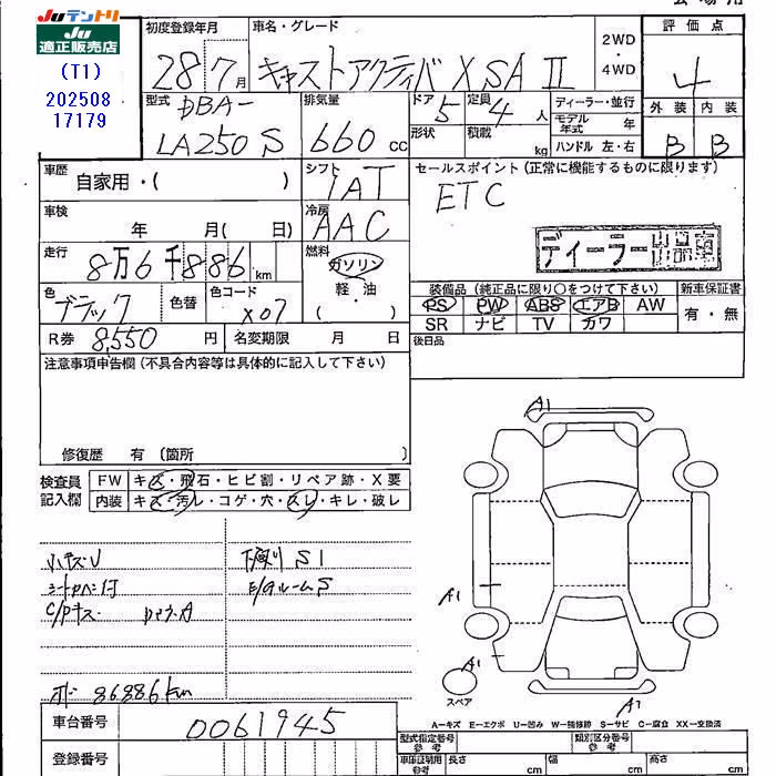DAIHATSU CAST