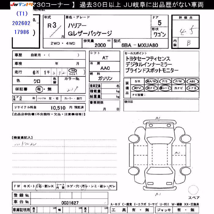 TOYOTA HARRIER