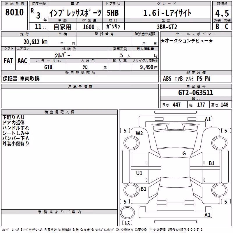 SUBARU IMPREZA