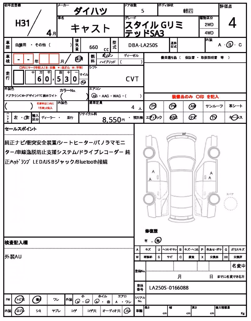 DAIHATSU CAST