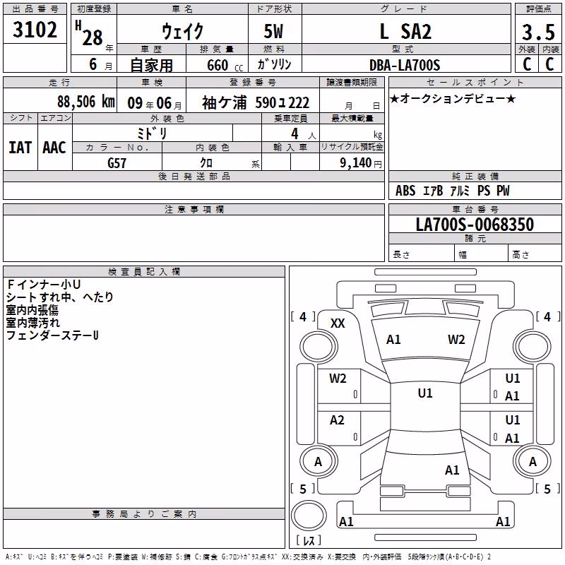 DAIHATSU WAKE