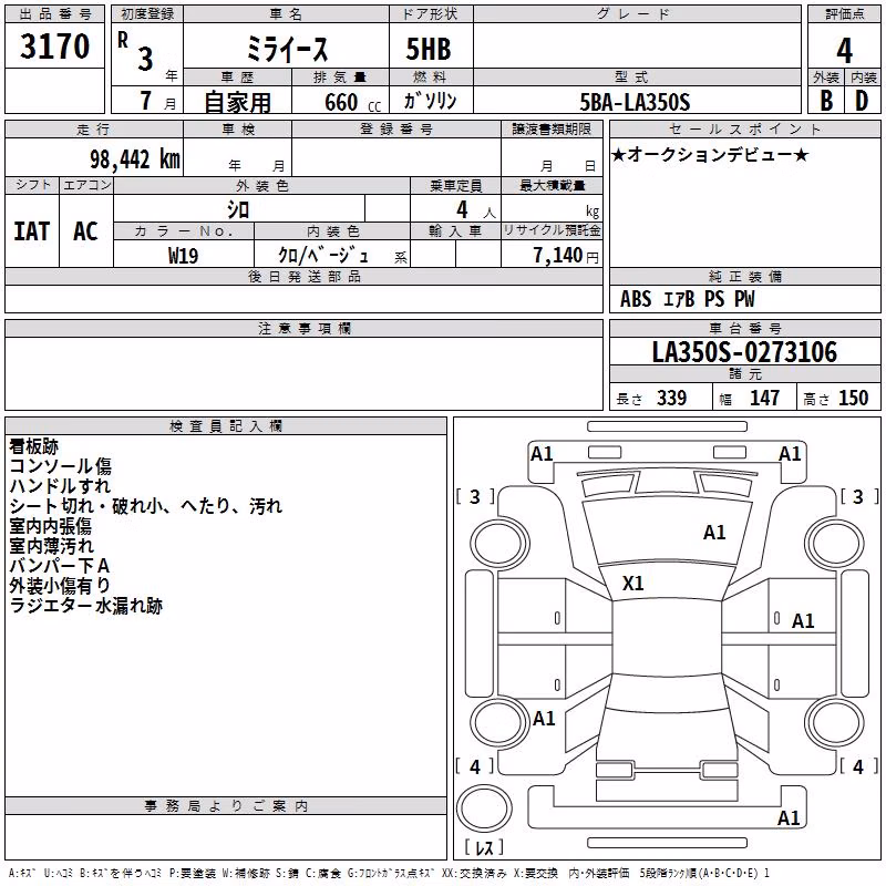 DAIHATSU MIRA E:S