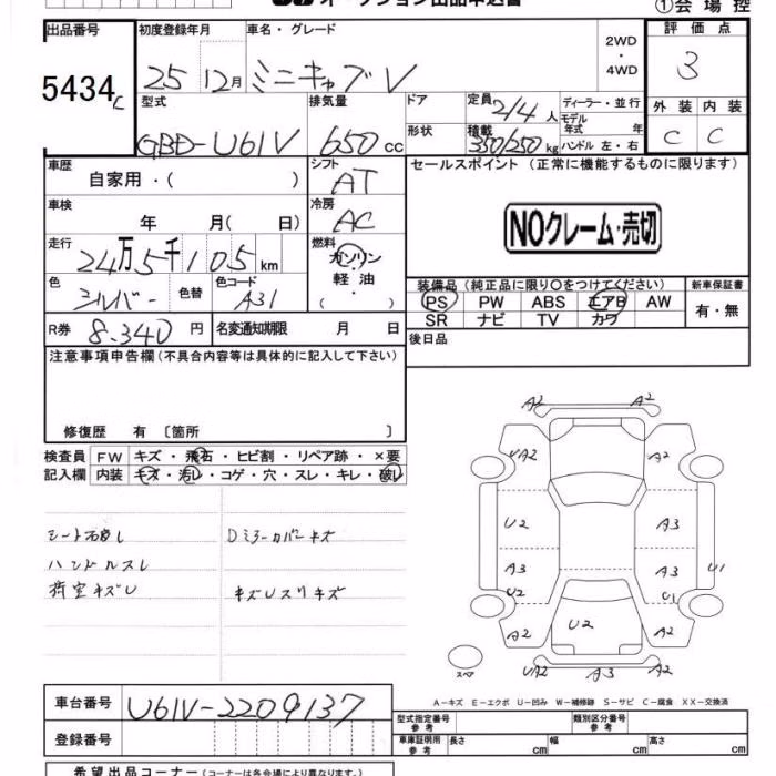 MITSUBISHI MINICAB