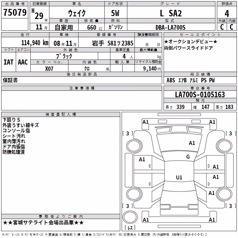 DAIHATSU WAKE