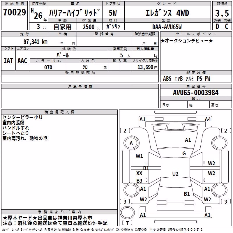 TOYOTA HARRIER