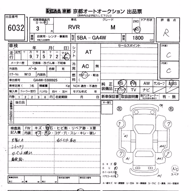 MITSUBISHI RVR